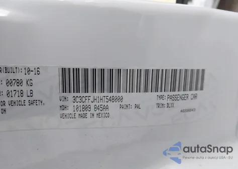 2017 Fiat 500C Abarth из США, поврежденный, VIN 3C3CFFJH1HT548000